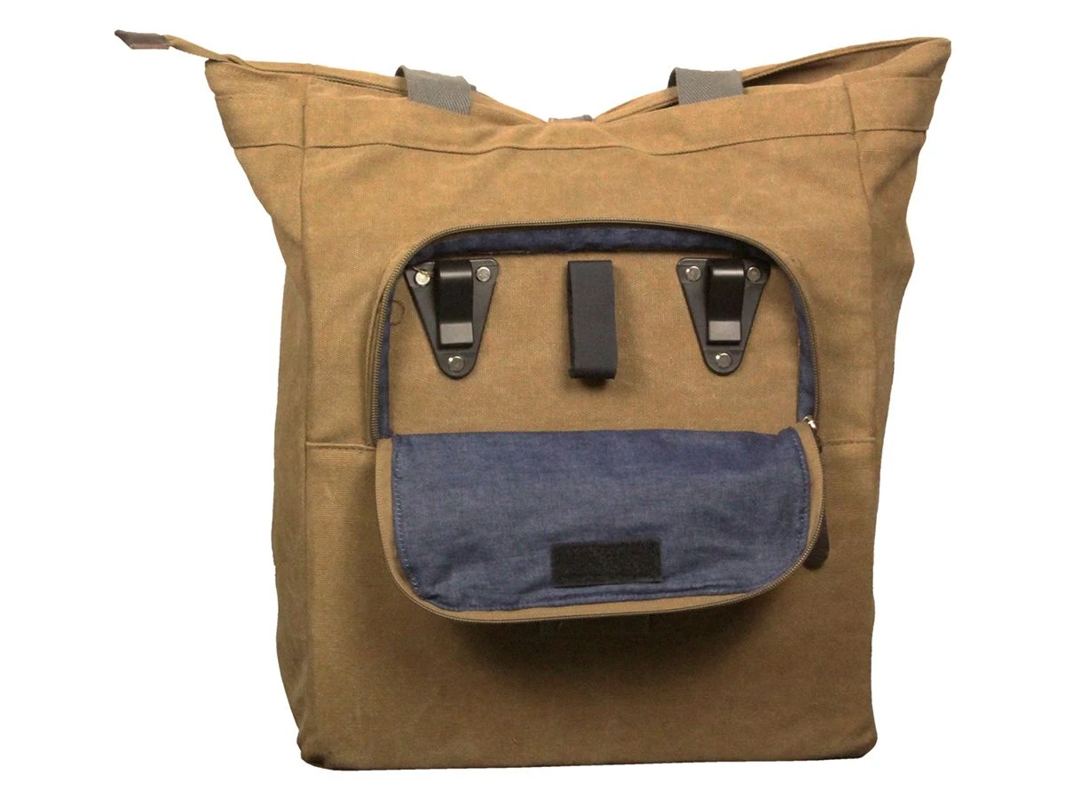 Greenlands Canvas Shopper Gepäckträgertasche – Bild 2