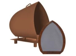 Magma Corten Garten Kamin Mit Funkenschutz