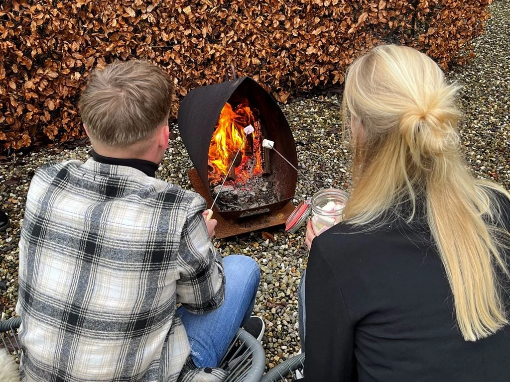 Magma Corten Garten Kamin Set â Bild 5