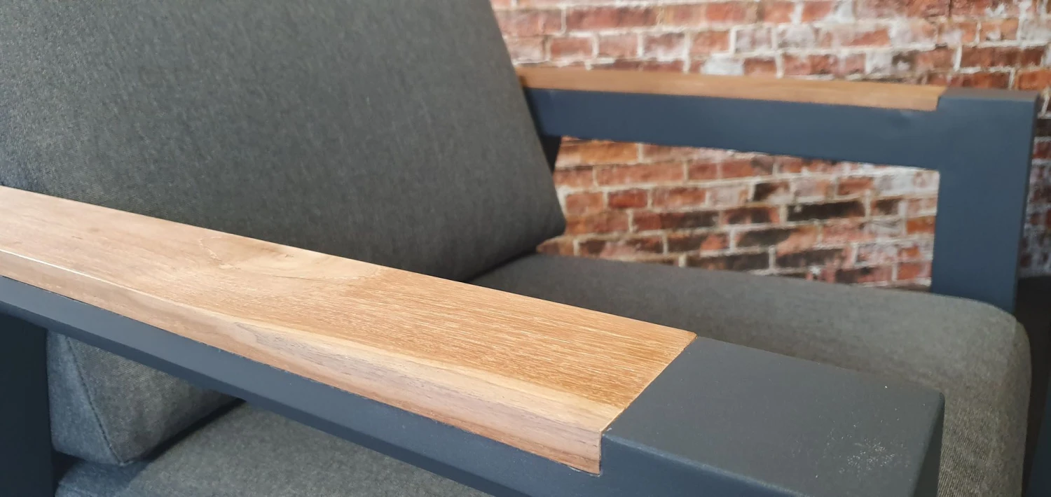 SenS-Line Alexia Aluminium Teak Loungeset – Bild 5