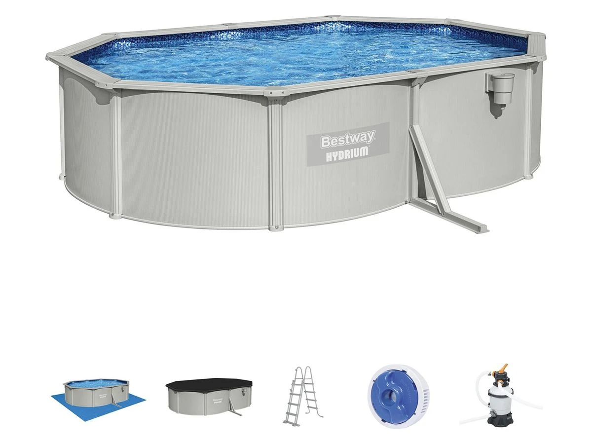 Bestway Hydrium 500 X 360 Cm Metallpool Mit Filter – Bild 3