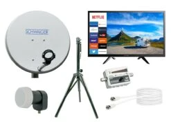Schwaiger Mobiles 24 "Smart-TV-Satelliten Anlage